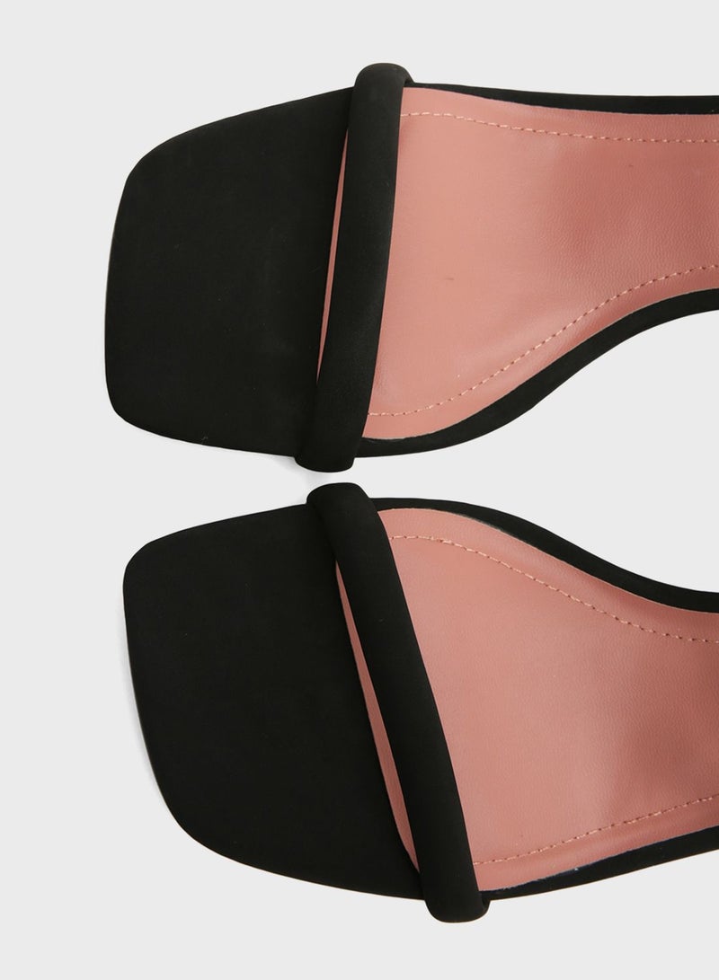 CALL IT SPRING Dual Strap Block Heel Sandals - Image 4