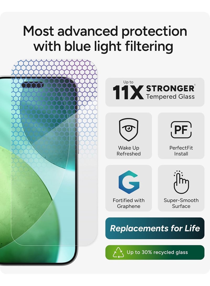 زاج واقي الشاشة الزجاجي InvisibleShield XTR5 متوافق مع هاتف Apple iPhone 17 Air - Image 2