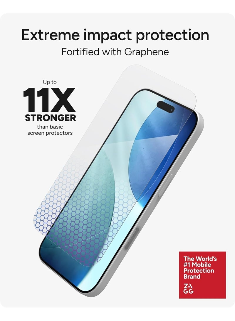 زاج واقي الشاشة الزجاجي InvisibleShield XTR5 متوافق مع هاتف Apple iPhone 17 Air - Image 4