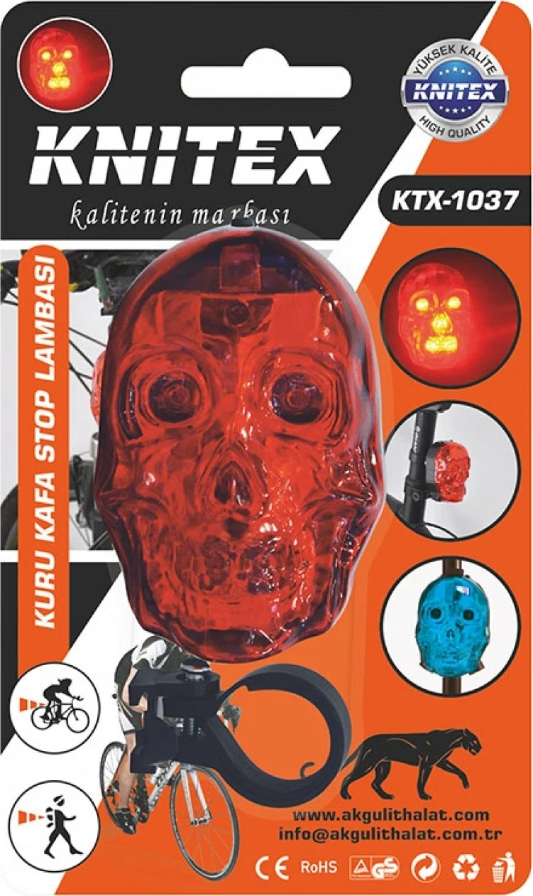 Knitex KTX-1037 Skull Flashlight 7 Functions-51