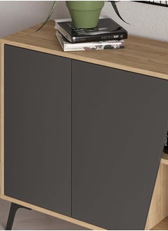 Mourah Home Mourah Fiona Console 180 Cm - Oak/Dark Grey - 2 Years Warranty  - Image 4