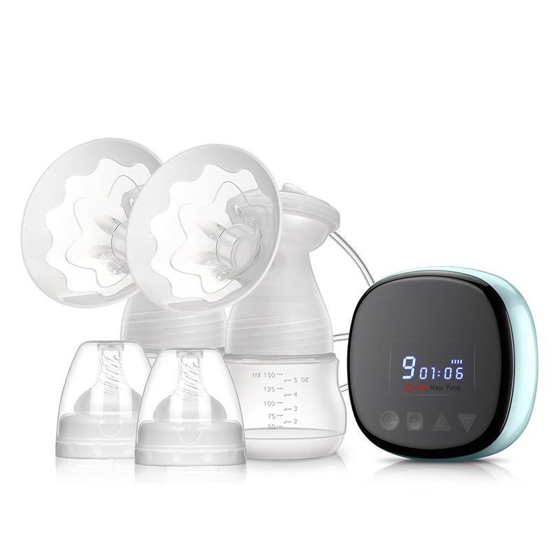 Bilateral Electric Breast Sucker Charging Quiet Breast Suction Milking Collator Large Suction Maternal And Infant Supplies - Image 1