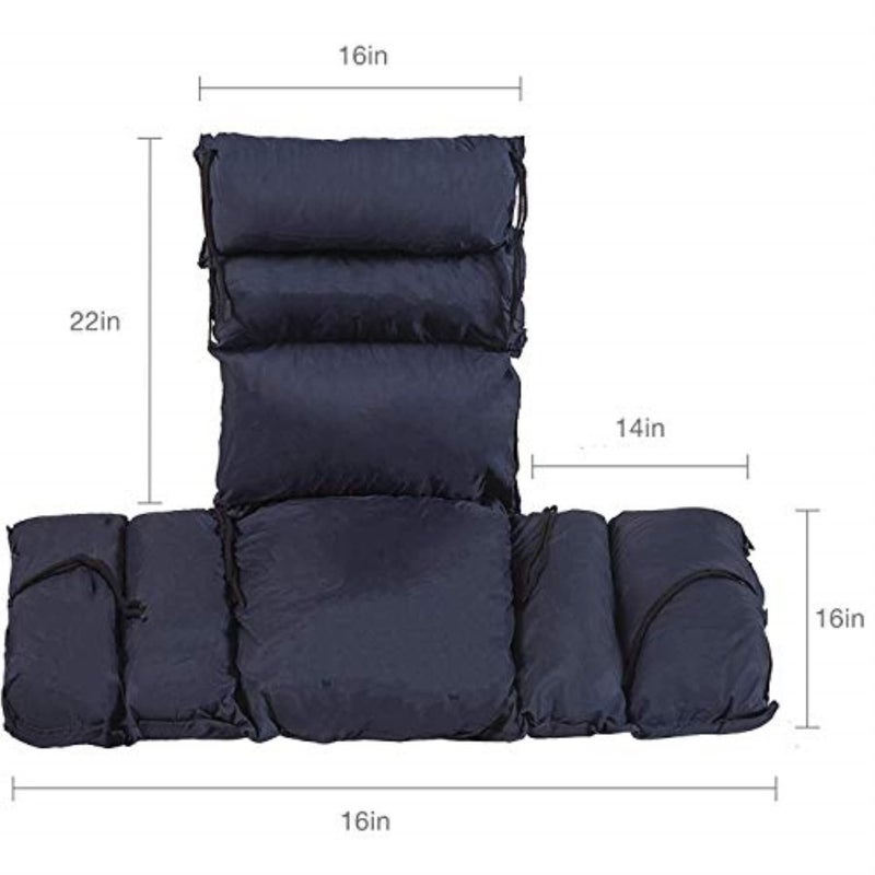 DMI Comfort Wheelchair Cushion & Pad, Wheelchair Seat Cushion, Recliner Cushion & Pillow, Foam, Cushion For Wheelchair Seat, 16 x 22 Inches, Navy - Image 4