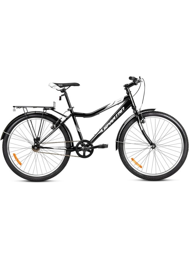 Spartan 24" Metro Bike, Commuter Bike, Black Grey  - Image 2