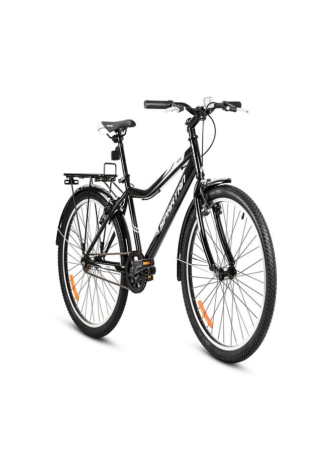 Spartan 24" Metro Bike, Commuter Bike, Black Grey  - Image 3