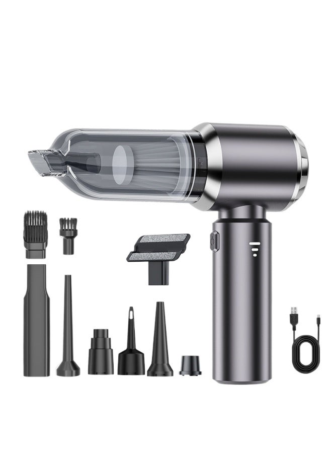 Car Vacuum Cleaner Small Large Suction Household Car Portable Inflatable Dual-purpose Hand-held Car Blow Dust Collector - Image 1