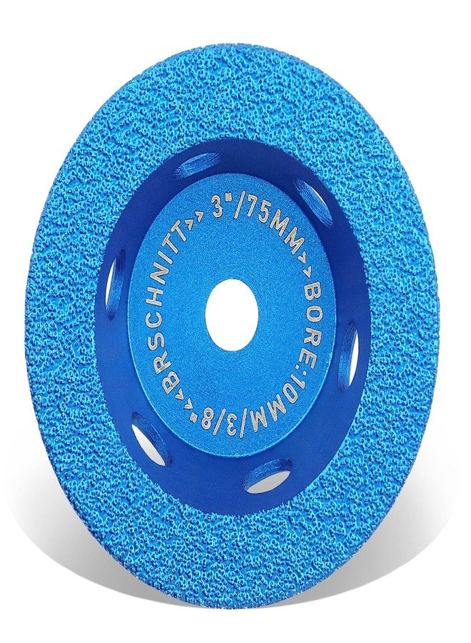 BRSCHNITT 3 inch Diamond Grinding Wheel - Diamond Profile Wheel Grinding for Granite,Porcelain,Ceramic Tile,Marble. - Image 1