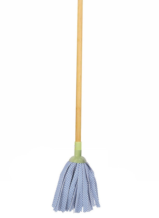 Home Pro Go Green Cotton Mop with Bamboo Handle - Image 1