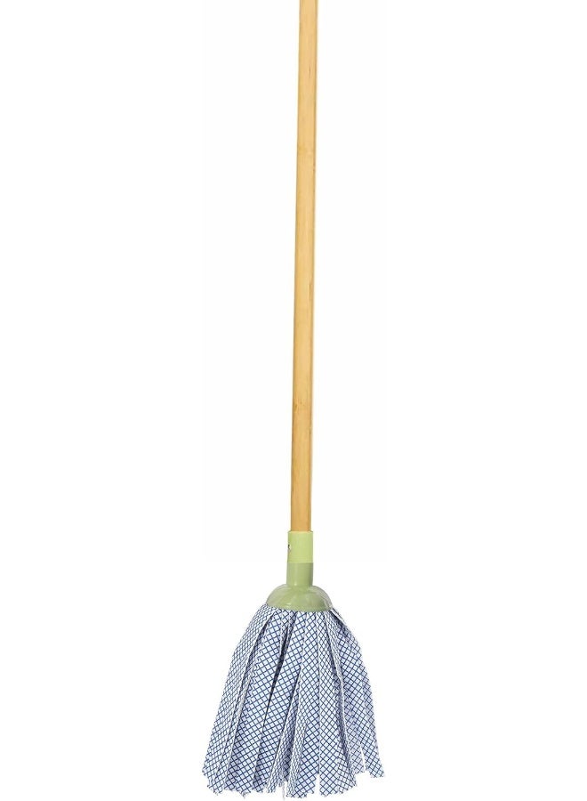 Home Pro Go Green Cotton Mop with Bamboo Handle - Image 2