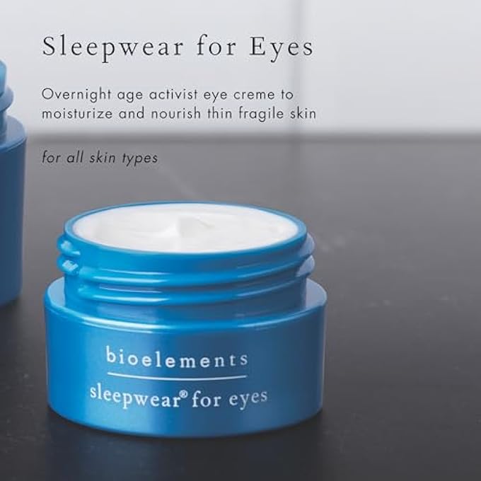 Bioelements Sleepwear for Eyes - 0.5 fl oz - Night Anti-Aging Eye Cream - Moisturize, Hydrate & Reduce Appearance of Fine Lines & Wrinkles - Vegan, Gluten Free - Never Tested on Animals - Image 3
