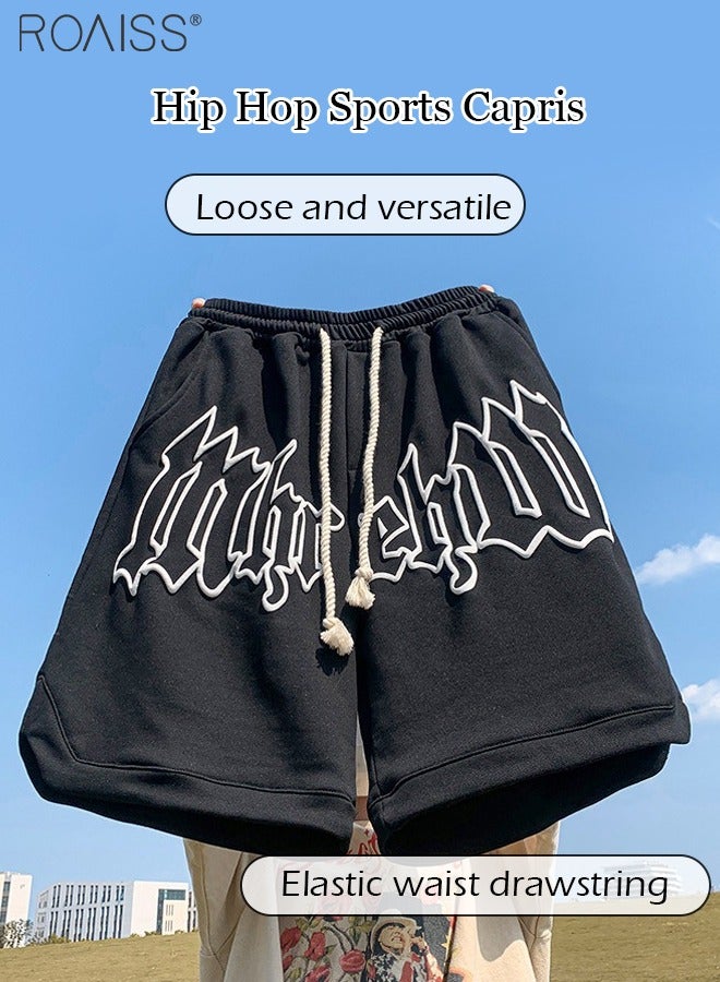 رويس خطاب الرجال الرغوة طباعة غير رسمية للعروع الصيفية الصيفية صالة كرة السلة كبيرة الحجم - Image 5