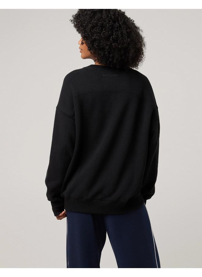 Aerie - Crew Neck Sweatshirt - Image 1
