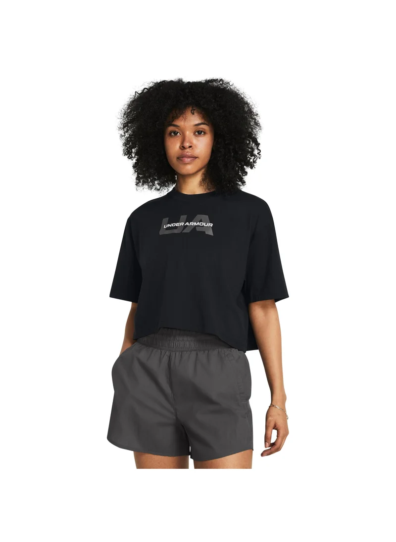 UNDER ARMOUR Boxy Crop Branded T-shirt