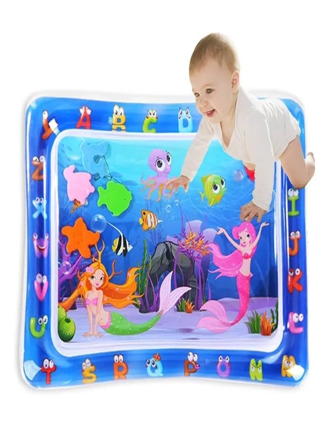 ventrice-Baby Water Play Mat for Tummy Time | Inflatable Infant Water Mat Toy with Colorful Sea Animals & Alphabet Design | Leak-Proof, BPA-Free Sensory Play Mat for Newborns & Toddlers (3-12 Months) - Image 1