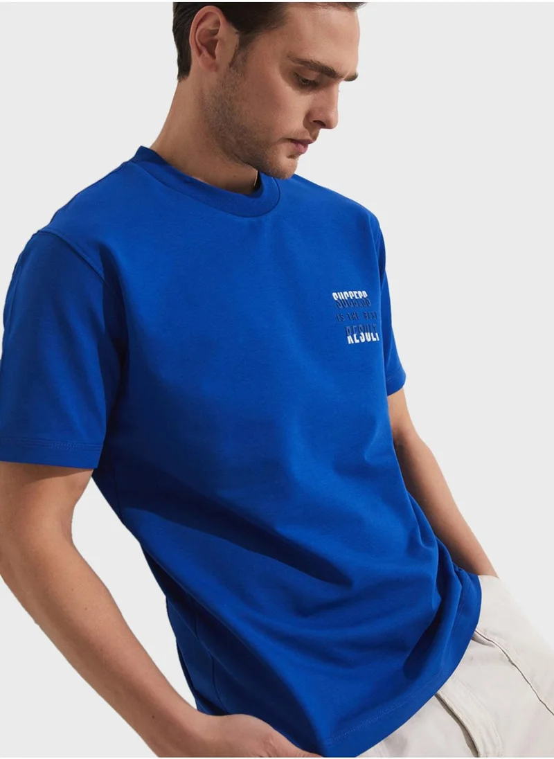 JUNE Printed Crew Neck T-Shirt