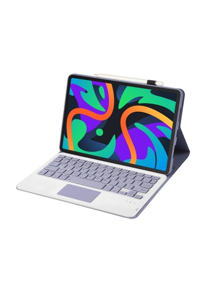 Touchpad Arabic and English Keyboard Case Compatible with Lenovo Tab M11/ Xiaoxin Pad 2024 11.0 inch TB330FU/TB331FC,Backlight, Multi-Touch Trackpad - Image 2