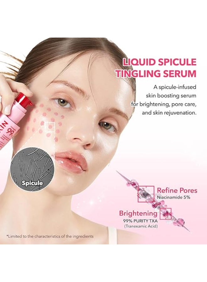 APRILSKIN TXA Niacinamide Toning Shot 99 Spicule Facial Serum｜Skin Booster Serum｜99% High-Purity Tranexamic Acid 3% + Niacinamide 5% for Uneven Skin Tone, Pore Care｜Korean Skin Care｜1.01 fl. oz. - Image 3