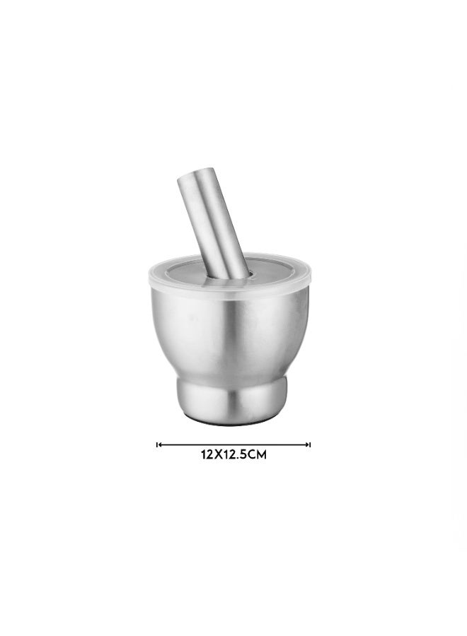 Dania stainless steel mortar and pestle - Image 4