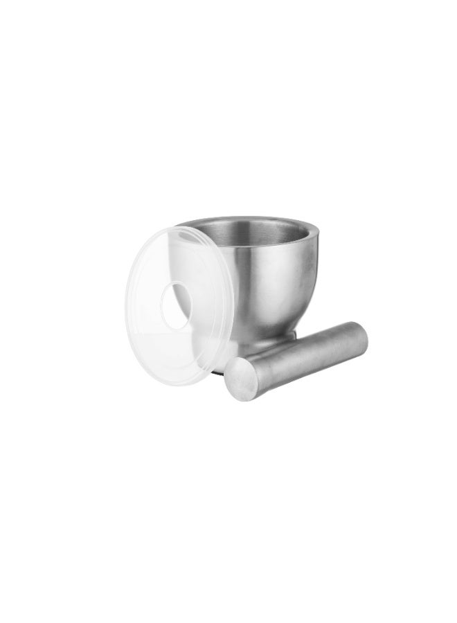 Dania stainless steel mortar and pestle - Image 1