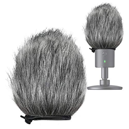 SUNMON Razer Seiren X Furry Windscreen Muff, Mic Pop Filter/Shield Wind Cover fits Razer Seiren X USB Condenser Streaming Microphone - Image 1