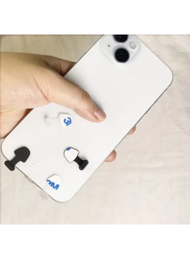 2pcs Transparent Universal Silicone Dust Plug For Smartphones And Tablets - Image 4