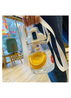 SYOSI "Water Bottle Outdoor Fitness Cup, One Key Open Color Water Bottle Fitness Water Bottle, Bpa Free Sports Water Cup, 1.1l, for Basketball Court, Football Field, Gym, Camping, Outdoor Activities(1 Pack)  - Image 5
