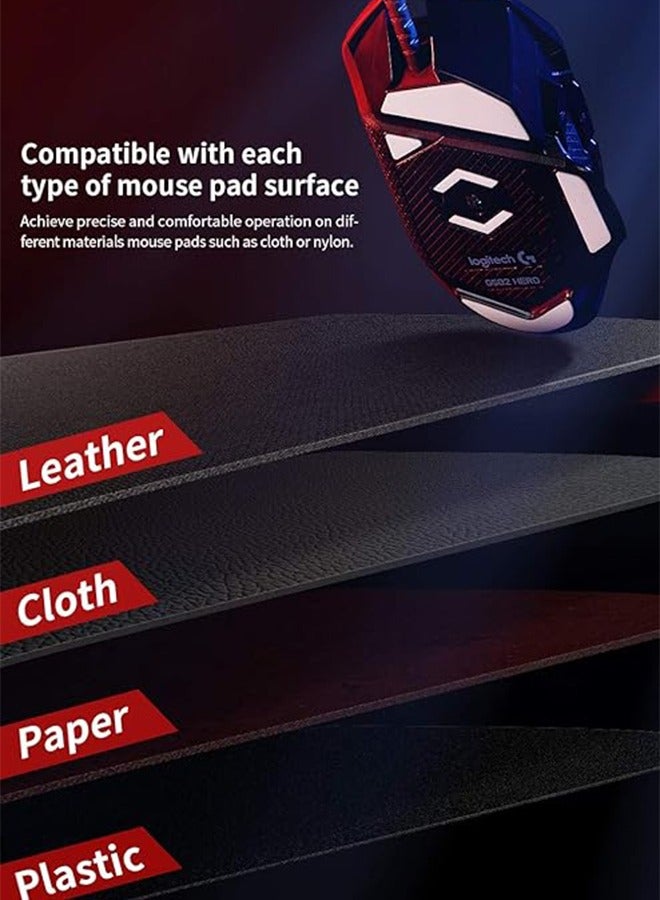 Suitable for Logitech Mouse GPW Foot Stickers Black Right Angle Durable Wear-Resistant and Non Slip Mouse Foot Stickers Compatible With Gaming Mice Use 3M Residue Free Adhesive Black - Image 2