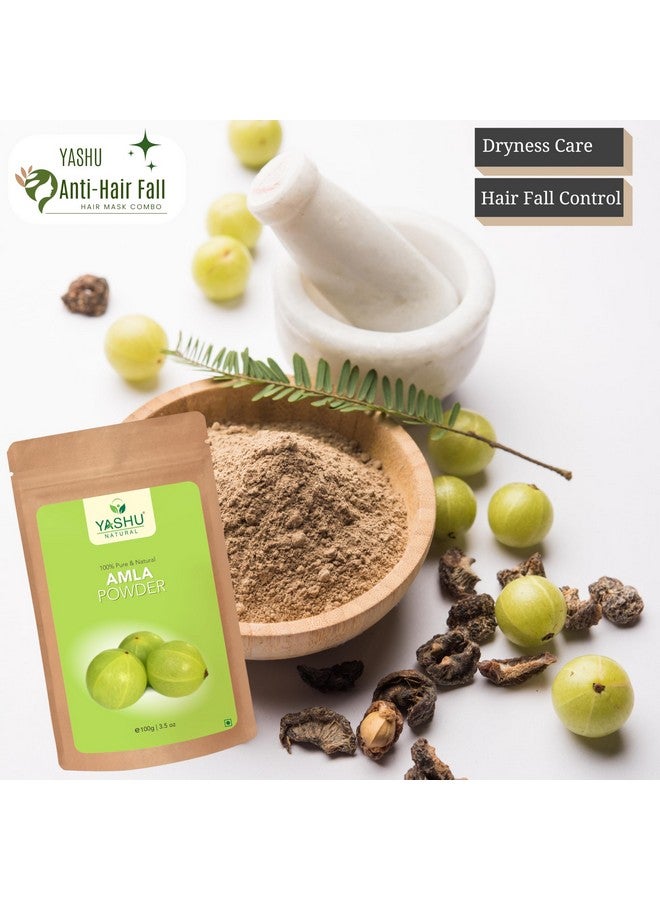 ياشو مسحوق بذور الحلبة النقية من الكركديه بهرينجراج لنمو الشعر والتحكم في تساقطه | للرجال والنساء (400 جرام) - Image 4