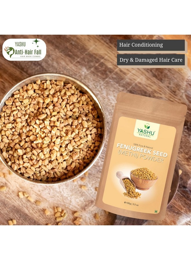 ياشو مسحوق بذور الحلبة النقية من الكركديه بهرينجراج لنمو الشعر والتحكم في تساقطه | للرجال والنساء (400 جرام) - Image 5
