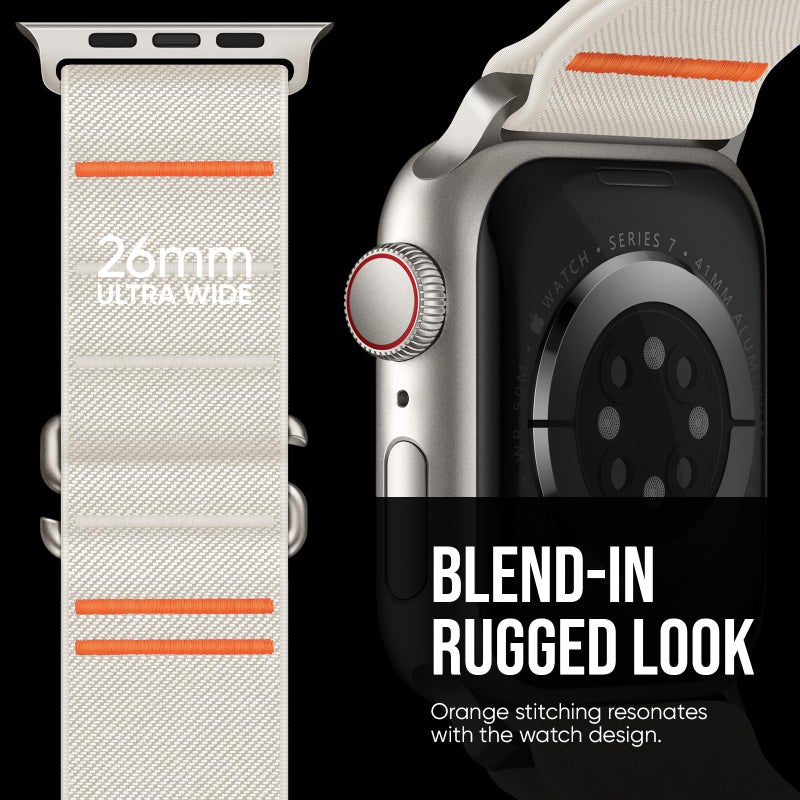 Suitisbest Sport Band Compatible with Apple Watch Ultra Band 38mm 40mm 41mm 42mm Men Women, Stretchy Nylon Sport Loop Strap with S-Hook for iWatch Series 11 10 9 8 7 6 5 4 3 2 1, SE 3 2 1, Ultra 3 2 1 - Image 2