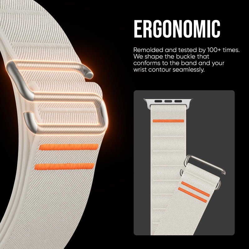 Suitisbest Sport Band Compatible with Apple Watch Ultra Band 38mm 40mm 41mm 42mm Men Women, Stretchy Nylon Sport Loop Strap with S-Hook for iWatch Series 11 10 9 8 7 6 5 4 3 2 1, SE 3 2 1, Ultra 3 2 1 - Image 3
