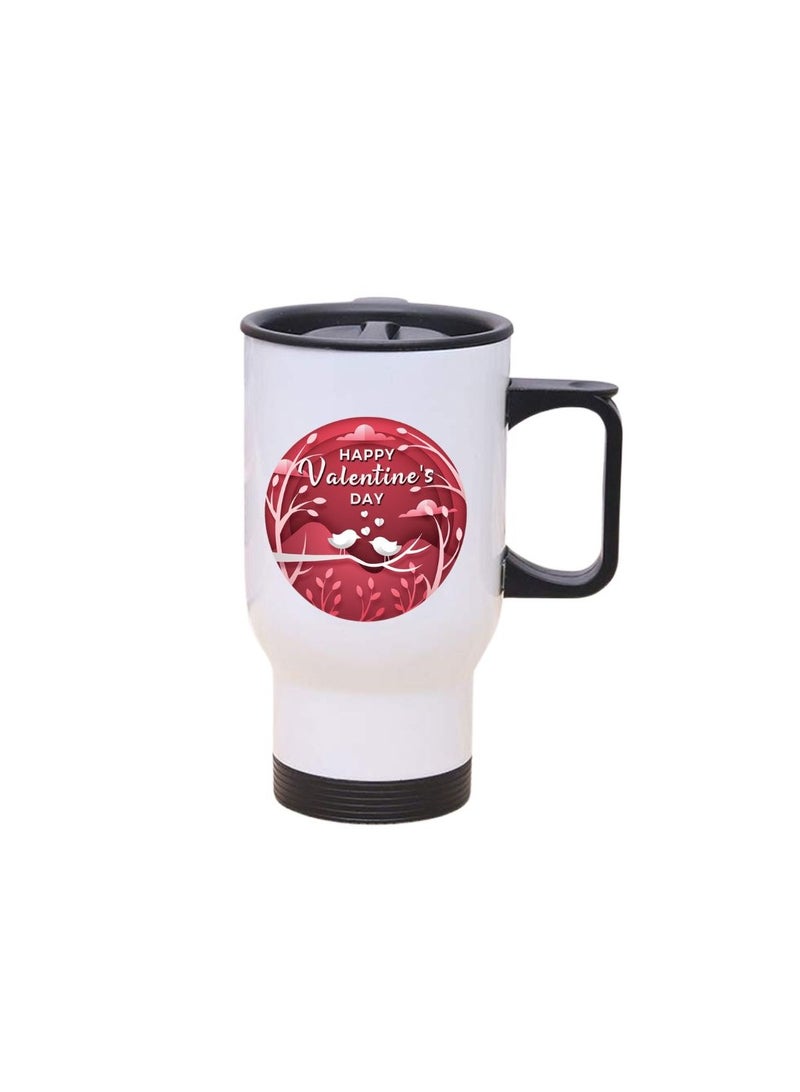 PRINTSHOP4ME Valentine's Day Insulated Travel Mug–Stainless Steel Mug For Hot&Cold Drinks–| Thoughtful Gift Special Someone Birth Day Gifts Travel Mug.  - Image 1