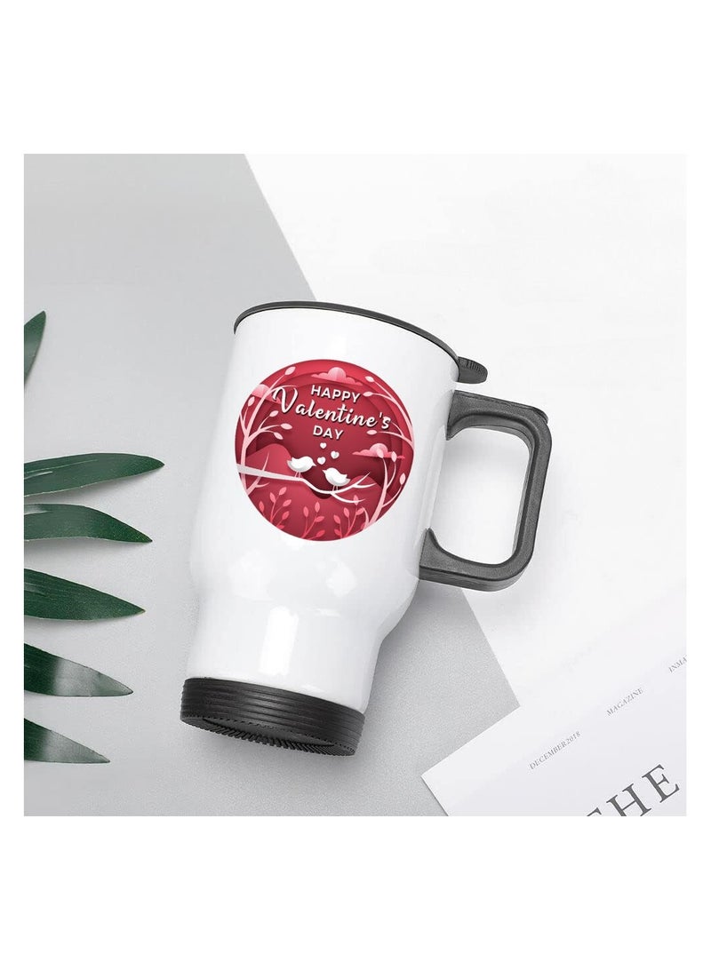 PRINTSHOP4ME Valentine's Day Insulated Travel Mug–Stainless Steel Mug For Hot&Cold Drinks–| Thoughtful Gift Special Someone Birth Day Gifts Travel Mug.  - Image 4