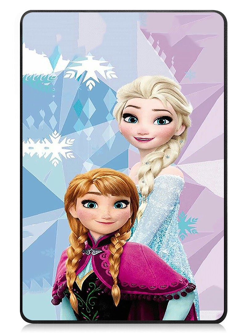 Theodor Protective Flip Case For Apple iPad mini 7th Generation (A17 Pro 2024 Model) (Mini 6 2021 Model  6th Generation) With Trifold Stand Auto Wake Sleep Shockproof Cover Anna Elsa 3 - Image 1