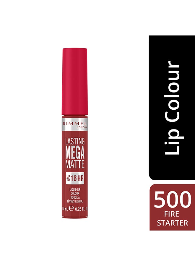 RIMMEL LONDON أحمر شفاه سائل مات ميغا طويل الأمد - Image 2
