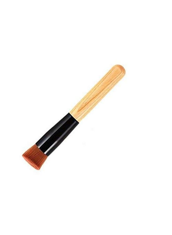 Brain Freezer Makeup Brush ; Liquid Foundation Blend Blush ; Wood With Sponge - Image 2