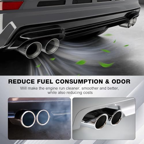 Omaky 2 Pcs Catalytic Converter Cleaner, Auto Parts Engine Cleaner 120 ml, Fuel and Exhaust System Cleaners, Exhaust Pipe Carbon Removal Cleaners, Fuel System Treatment Oil Additive - Image 2