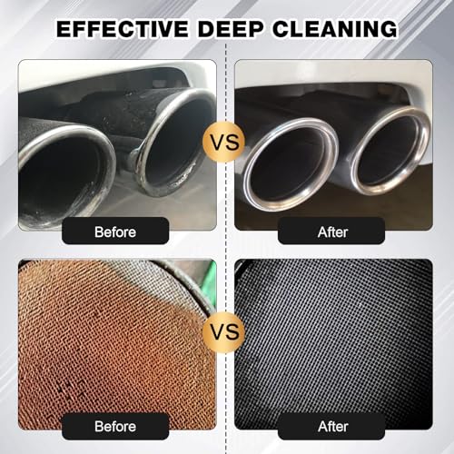 Omaky 2 Pcs Catalytic Converter Cleaner, Auto Parts Engine Cleaner 120 ml, Fuel and Exhaust System Cleaners, Exhaust Pipe Carbon Removal Cleaners, Fuel System Treatment Oil Additive - Image 3