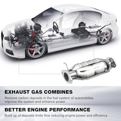 Omaky 2 Pcs Catalytic Converter Cleaner, Auto Parts Engine Cleaner 120 ml, Fuel and Exhaust System Cleaners, Exhaust Pipe Carbon Removal Cleaners, Fuel System Treatment Oil Additive - Image 4