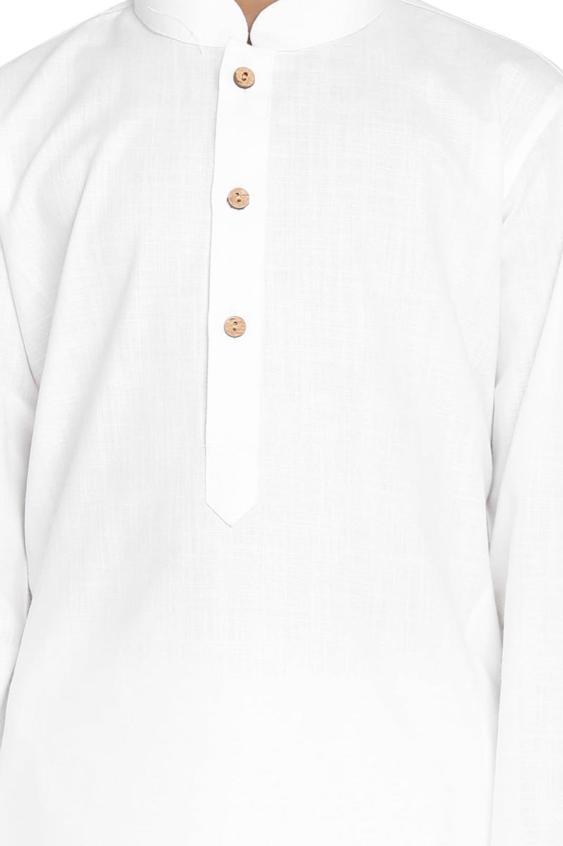 Chandrakala Kids Kurta Set for Boys Indian Ethnic Wear,White 1-2T (KK117WHI3) - Image 4