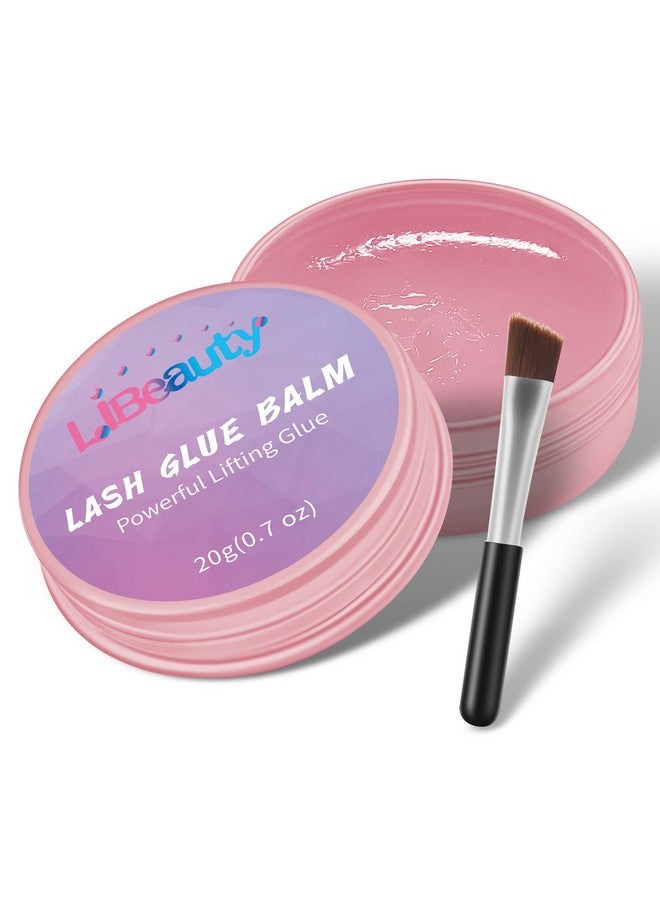 Libeauty Lash Glue Balm Lash Lift Adhesive 0.71Oz/20G Strong Sticky Fruit Flavor Eyelash & Eyebrow Perm Glue Balm For Long Lasting Individual Brow Lamination Gel - Image 1