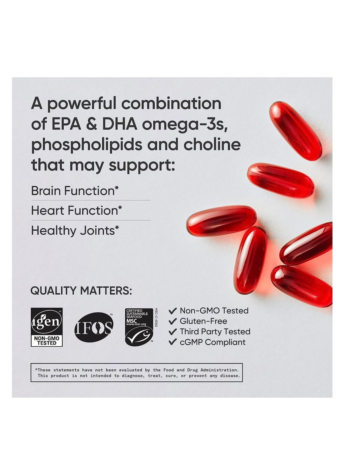 Sports Research Antarctic Krill Oil With Astaxanthin, 1000 Mg, 30 Softgels