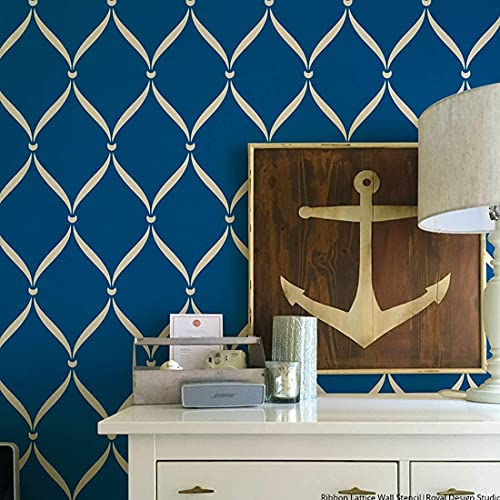 ARandNJ Stencils for Wall Painting Pack of 1 (Size:- 16X24 Inch) Pattern Theme - Lattice DIY Reusable Design Suitable for Home Wall Decor - Image 3