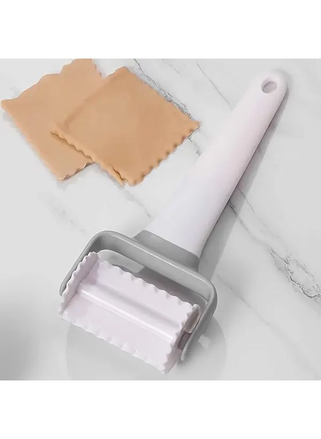 Heavy Duty Manual Pasta Press With Cutting Wheel Disc Durable Plastic Easy Clean - Image 2