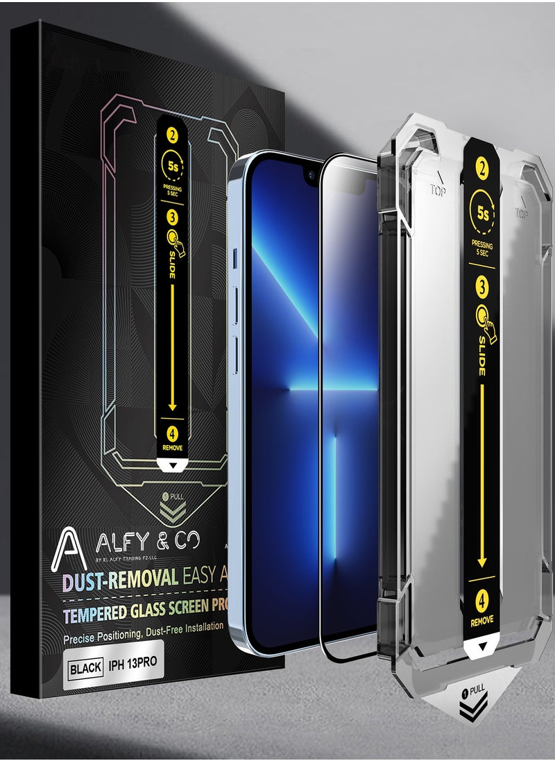 ALFY & CO Apple iPhone 13 Pro Screen Protector with Easy Installation Kit, Premium Grade A  - Image 2