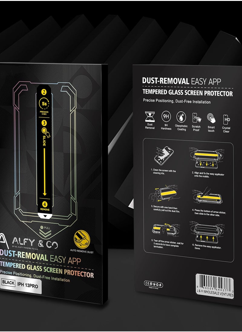 ALFY & CO Apple iPhone 13 Pro Screen Protector with Easy Installation Kit, Premium Grade A  - Image 5