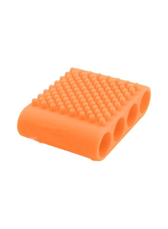 2 قطعة سيليكون أداة تنظيف متعددة الأغراض للغسيل والمطبخ والحيوانات الأليفة (برتقالي وأرجواني) - Image 4