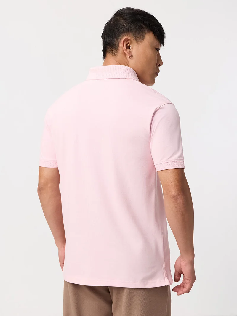 The Souled Store  Pique Polo: Rosebud  | Best Price UAE