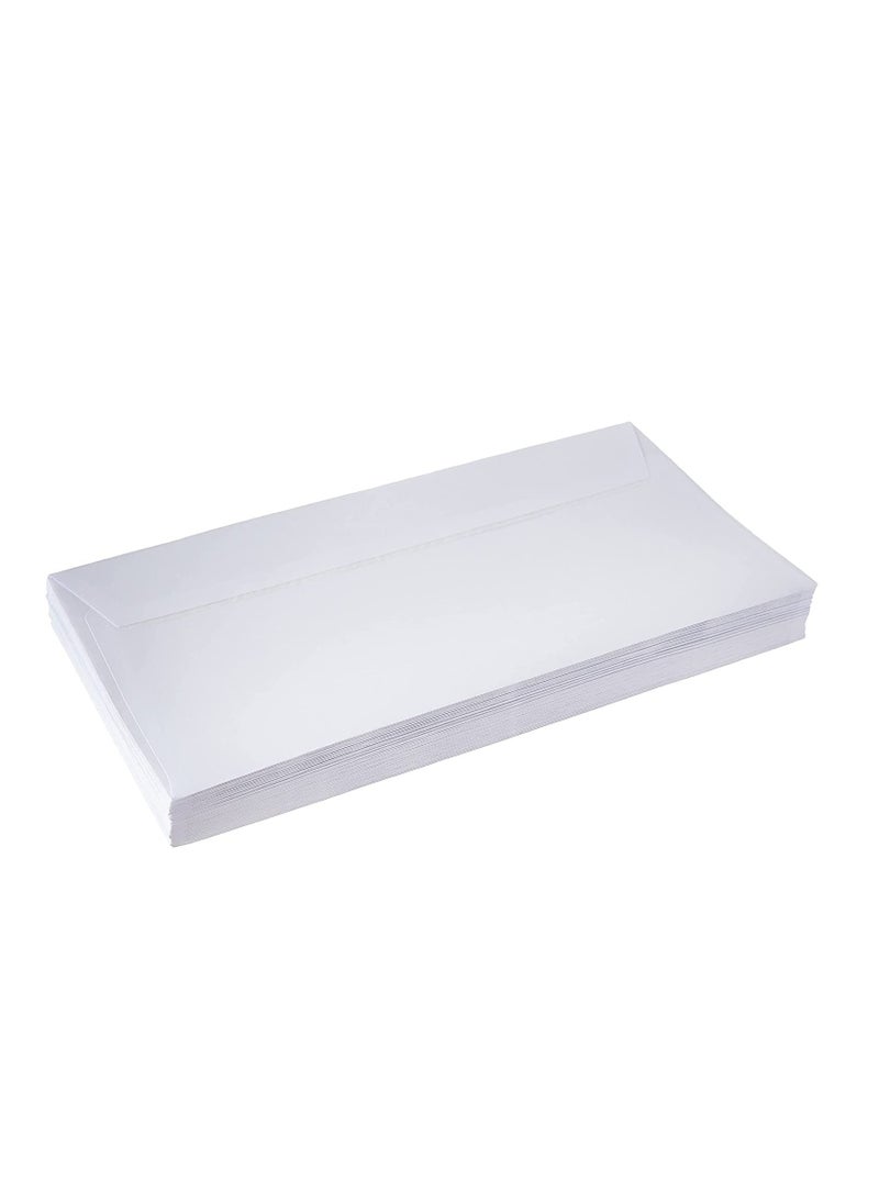 Maxi 50-Piece Peel And Seal Envelopes 115x225mm White  - Image 2