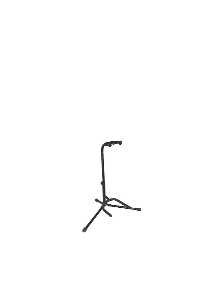 Megarya حامل جيتار قابل للتعديل، حامل جيتار ثلاثي القوائم أسود محمول عالمي، ارتفاع ممتد للجيتار الصوتي، الكلاسيكي، الكهربائي، الجيتار الجهير - Image 1